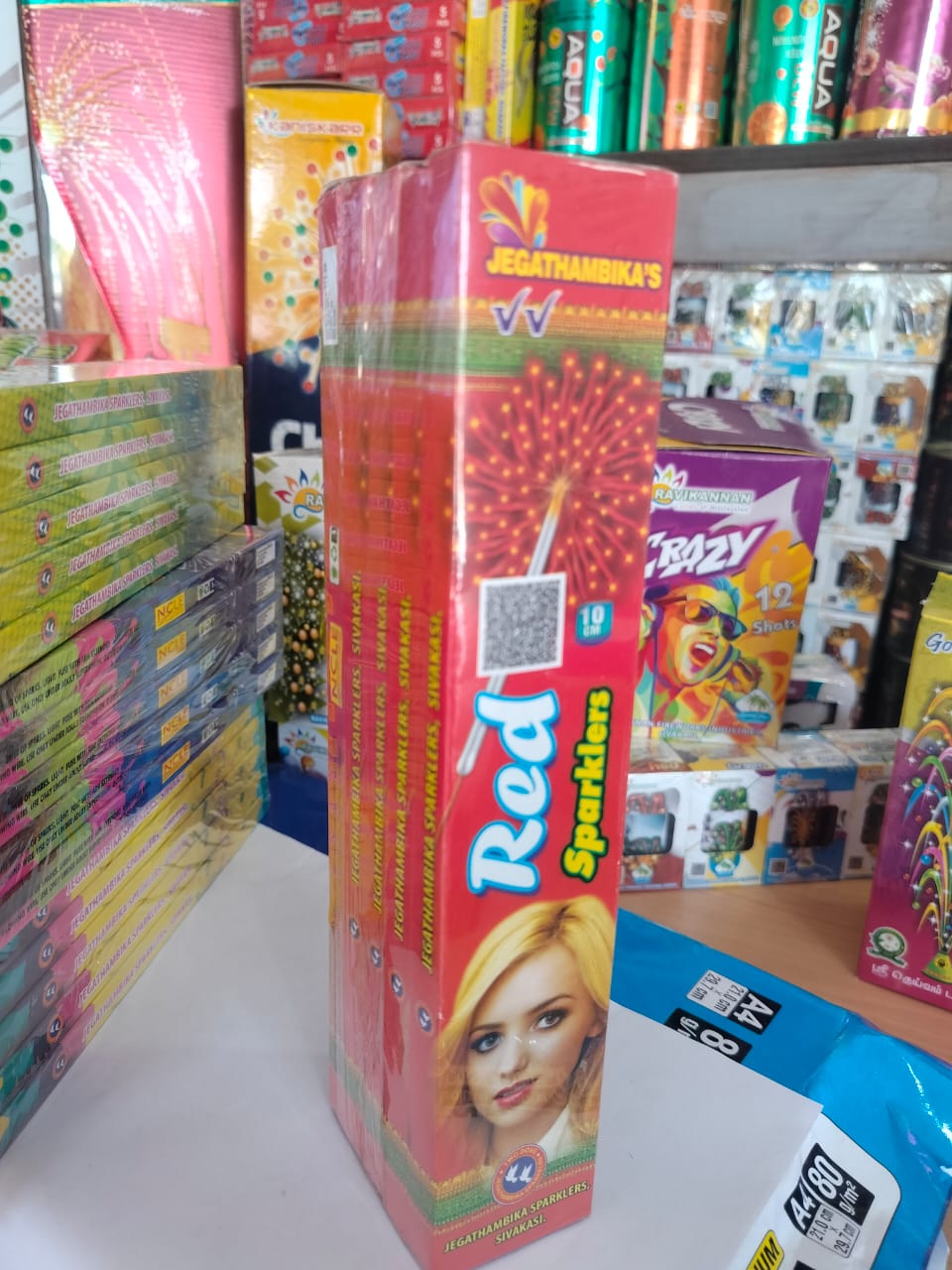 10 Cm Red Sparklers